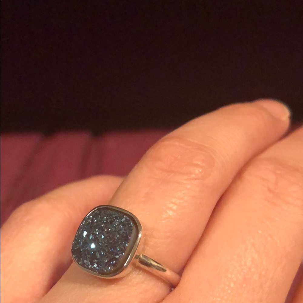 Druzy Quartz Ring - image 1